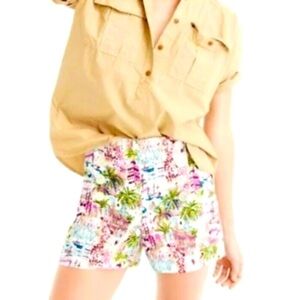 J. Crew Harbor Print Sailor Shorts Size 00